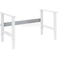 Global Equipment Global Industrial„¢ Workbench Steel Stringer For C Channel Adj Leg & Fixed Height, 72"W, Gray 254CP3